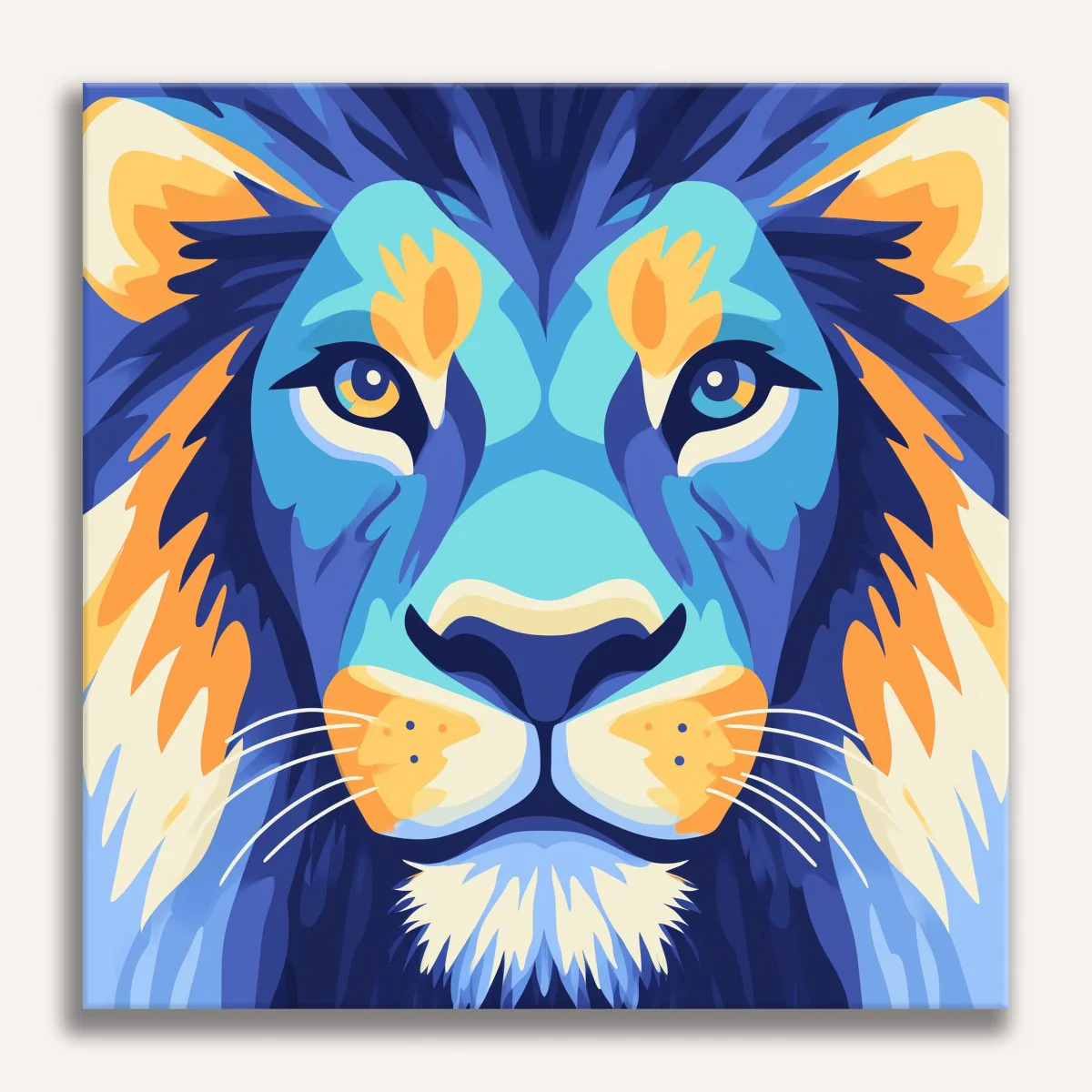 Abstract Lion