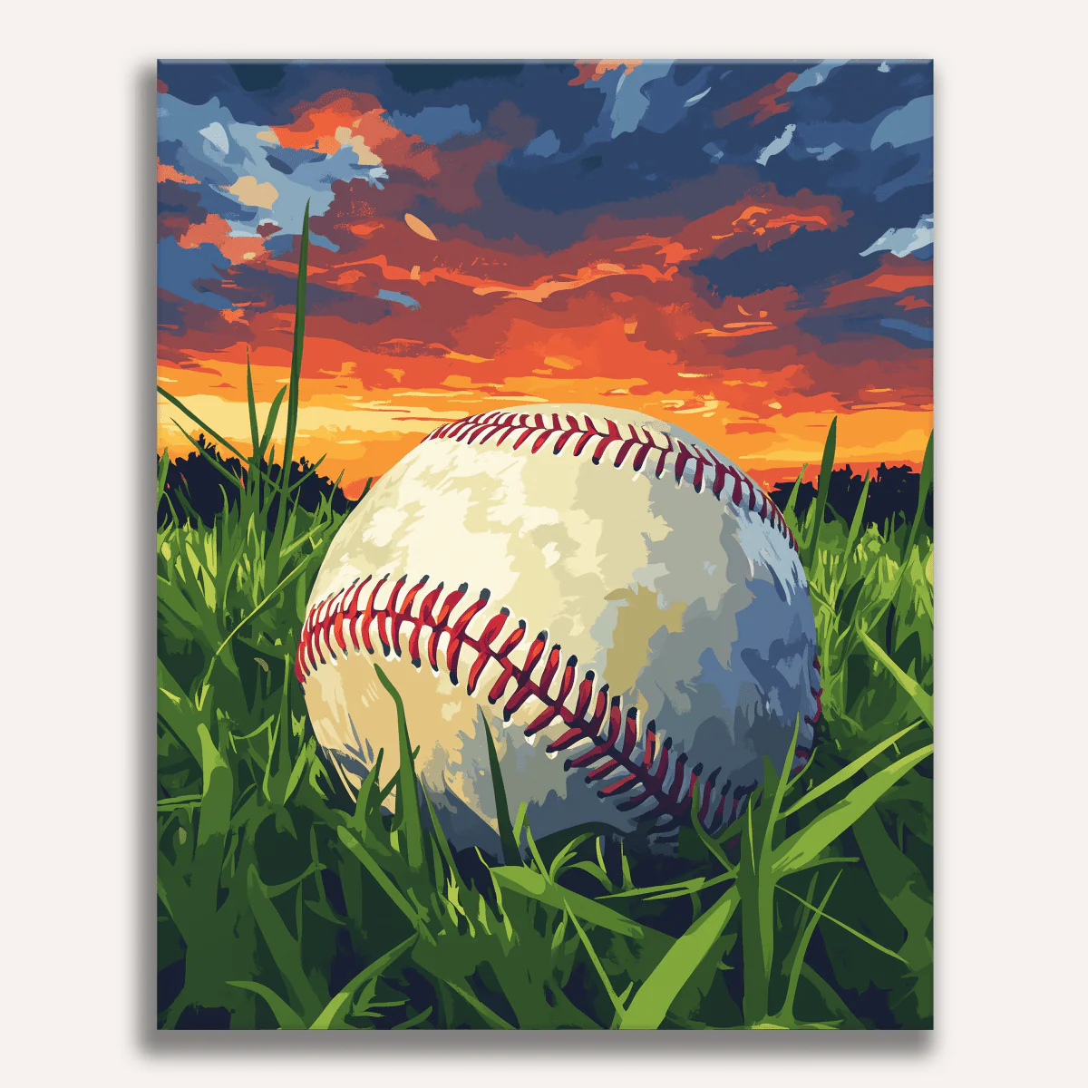 Baseball Sunset