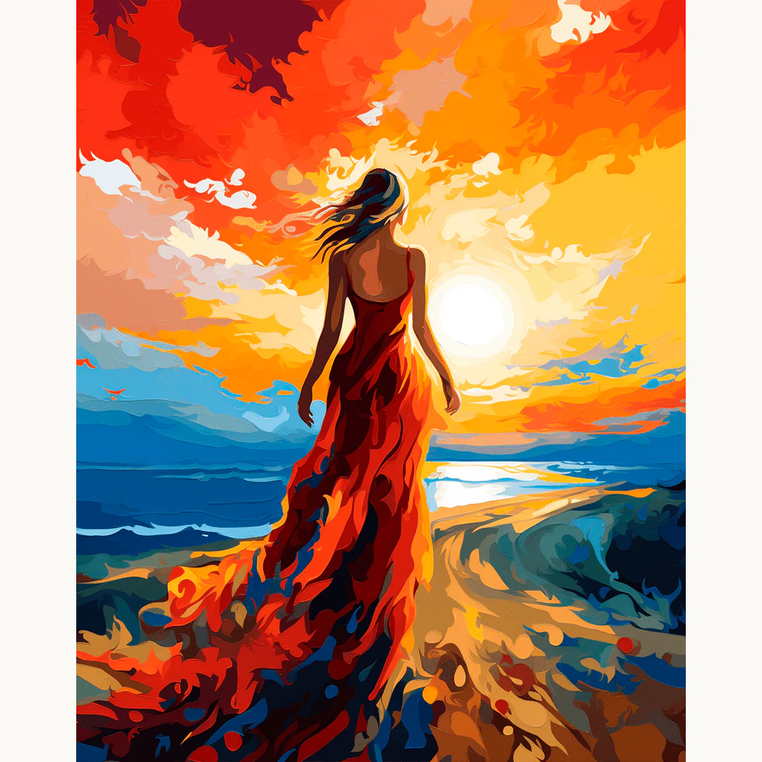 Crimson Sunset Dame - Image 2