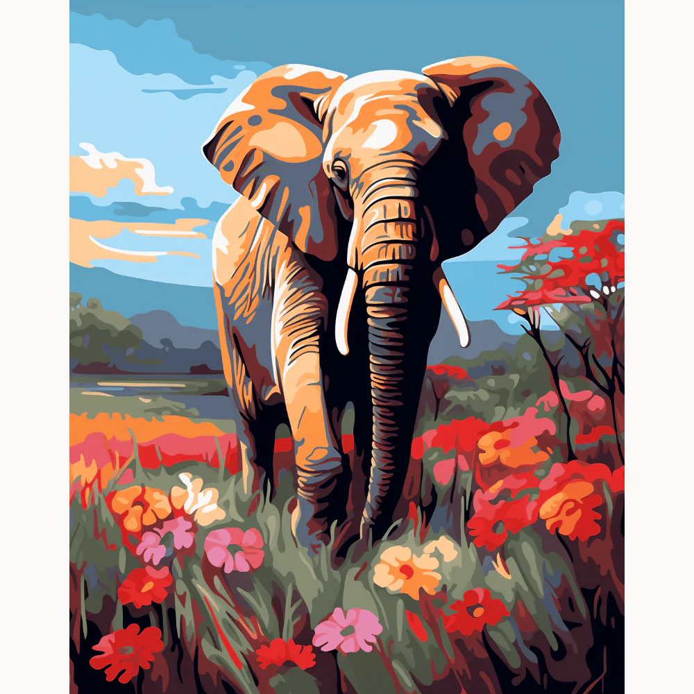 Elephant's Flower Field - Image 2