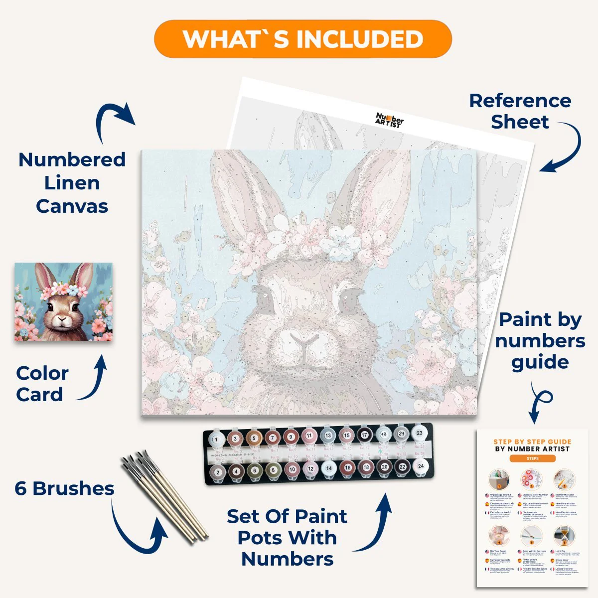 Floral Crown Bunny - Image 3