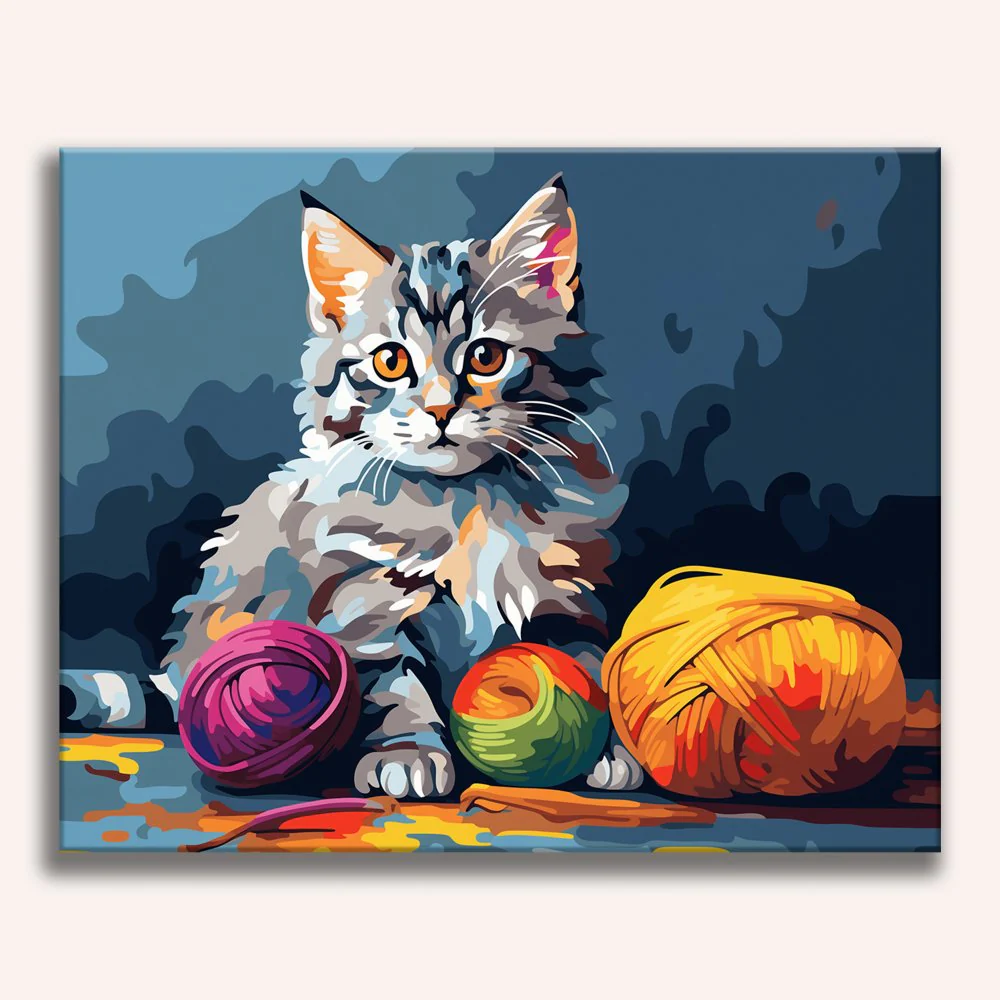 Kitten & Yarn