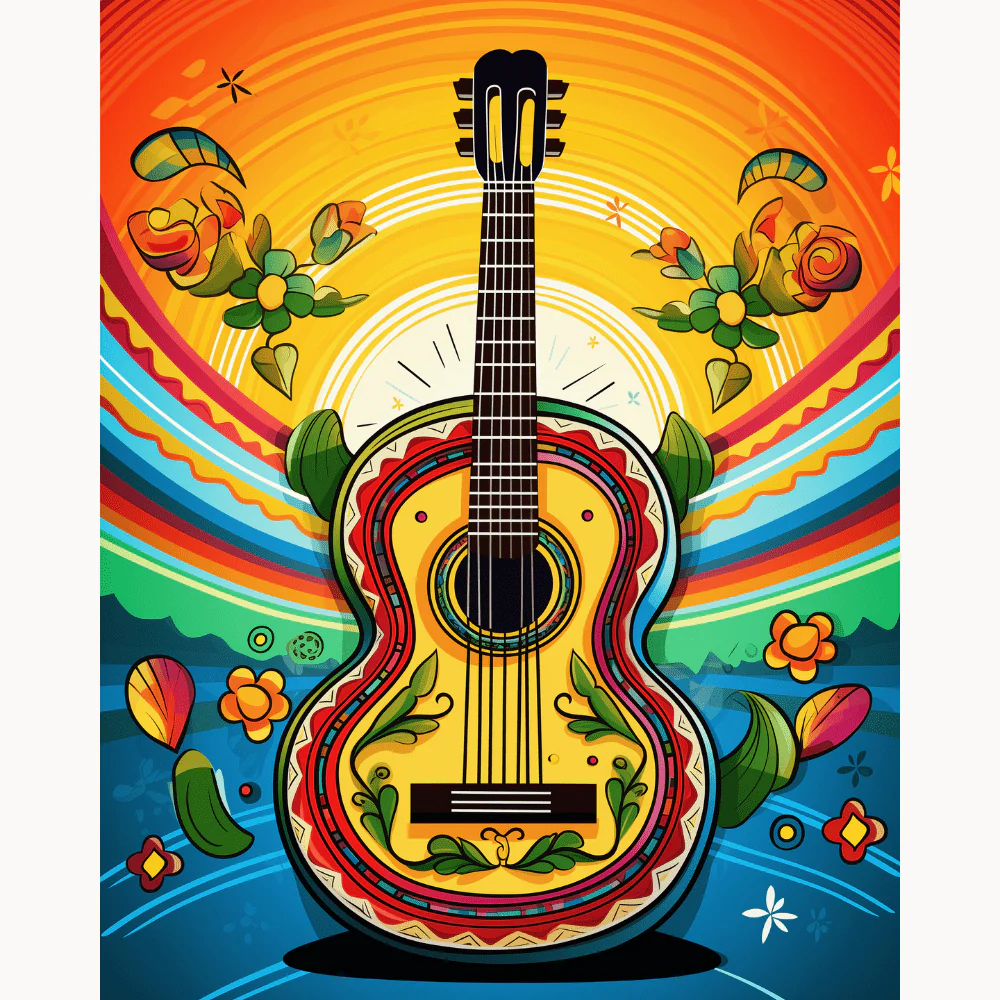 Mexican Style Guitar - Image 2