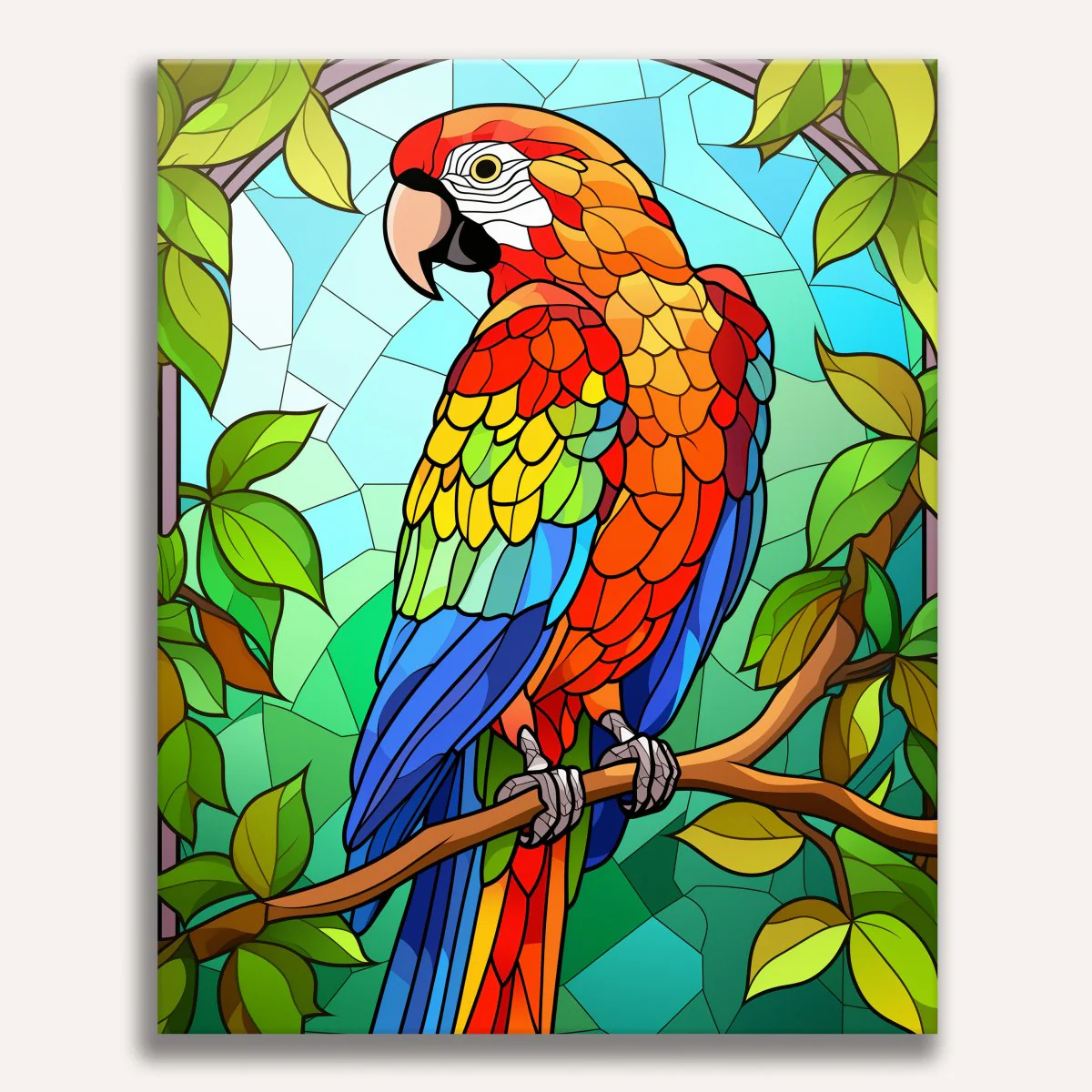 Mosaic Parrotrait