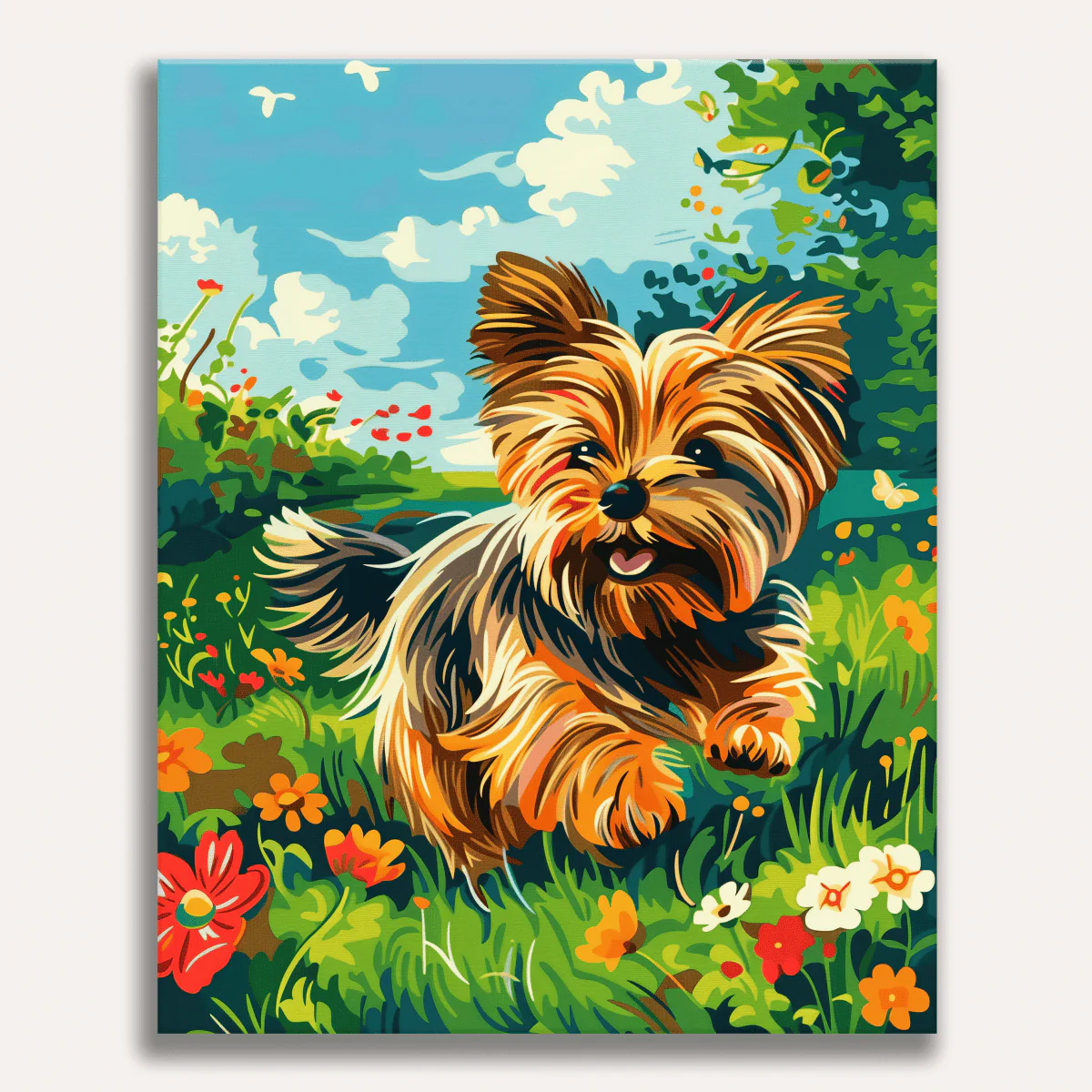 Playful Yorkie