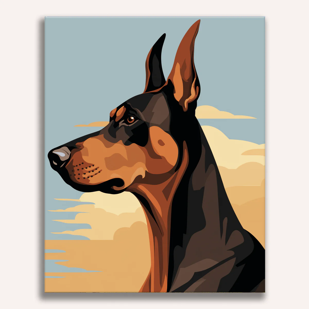 Pondering Dobermann