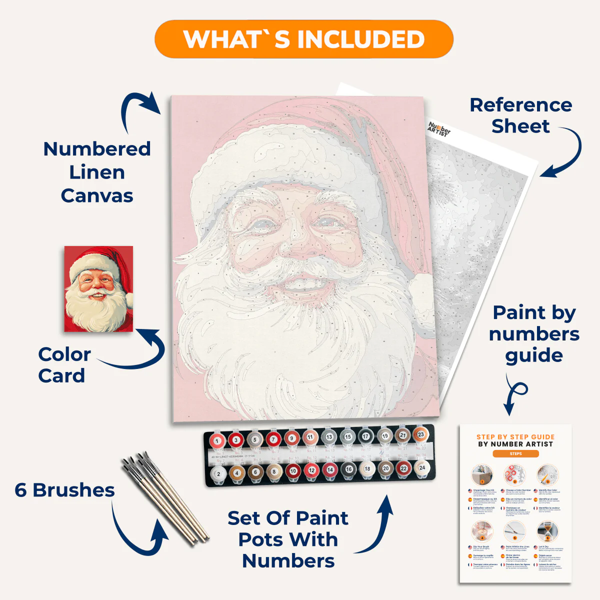 Portrait of Santa - Image 3