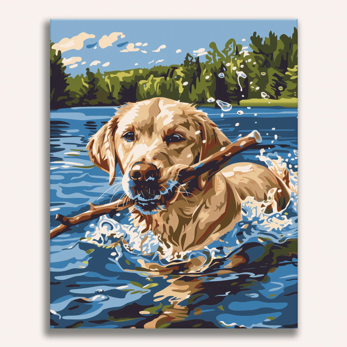 Retrieving a Stick