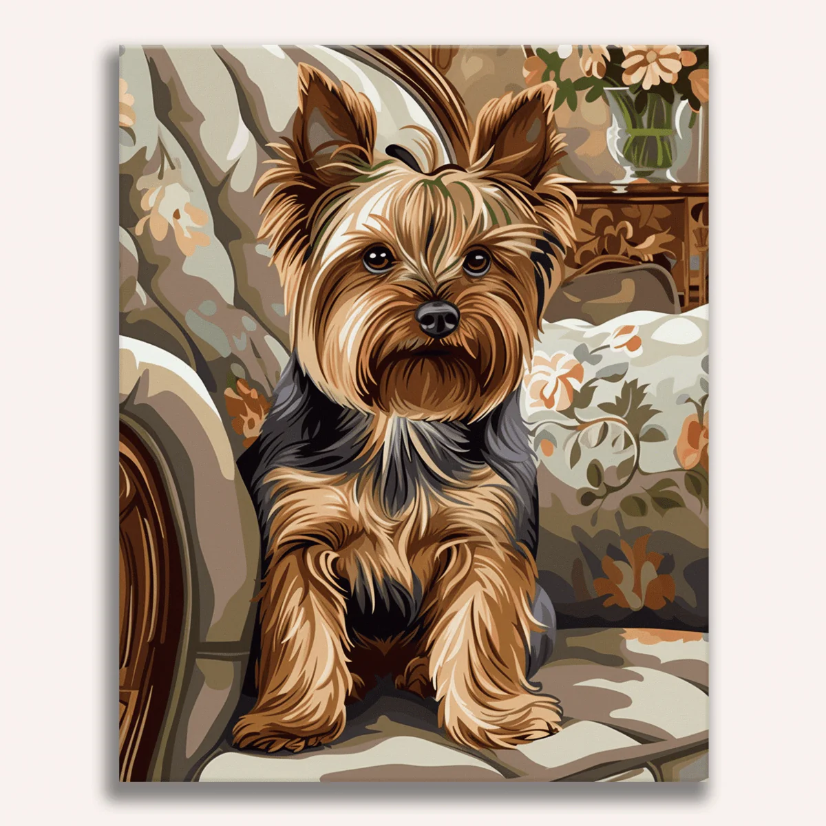 Seated Yorkie