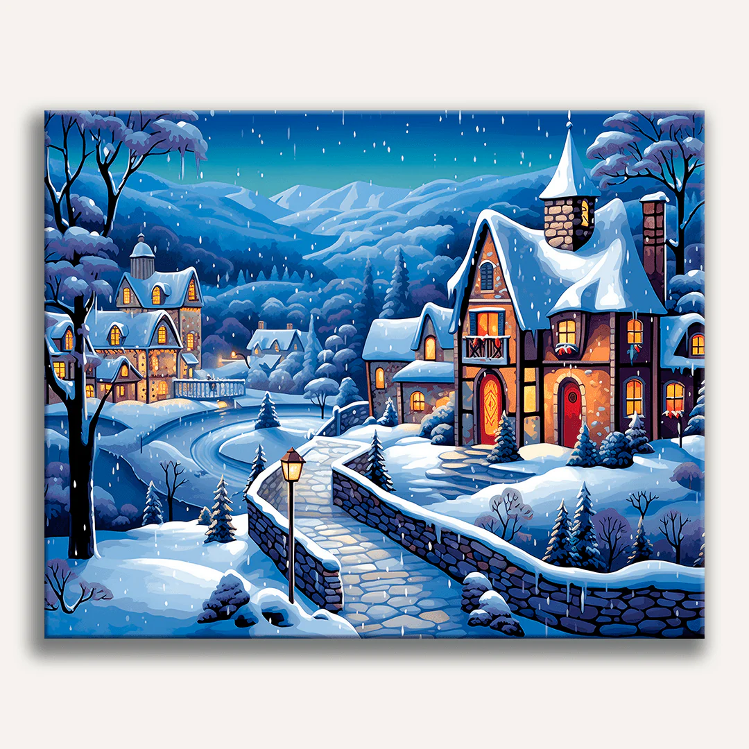 Snowy Hamlet Retreat