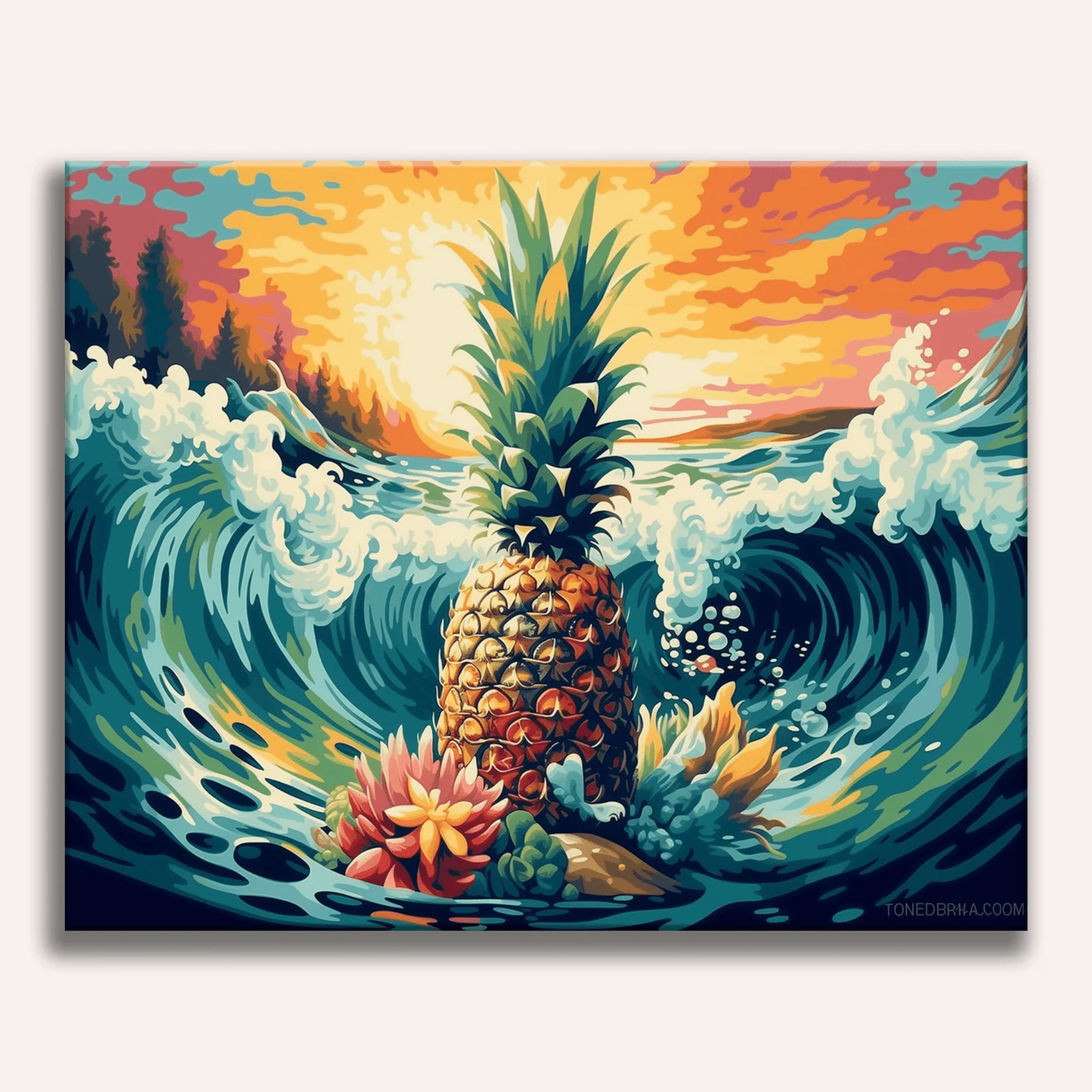 Surrounded Pineaple