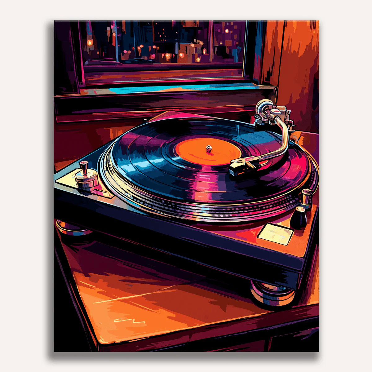 Vibrant Turntable