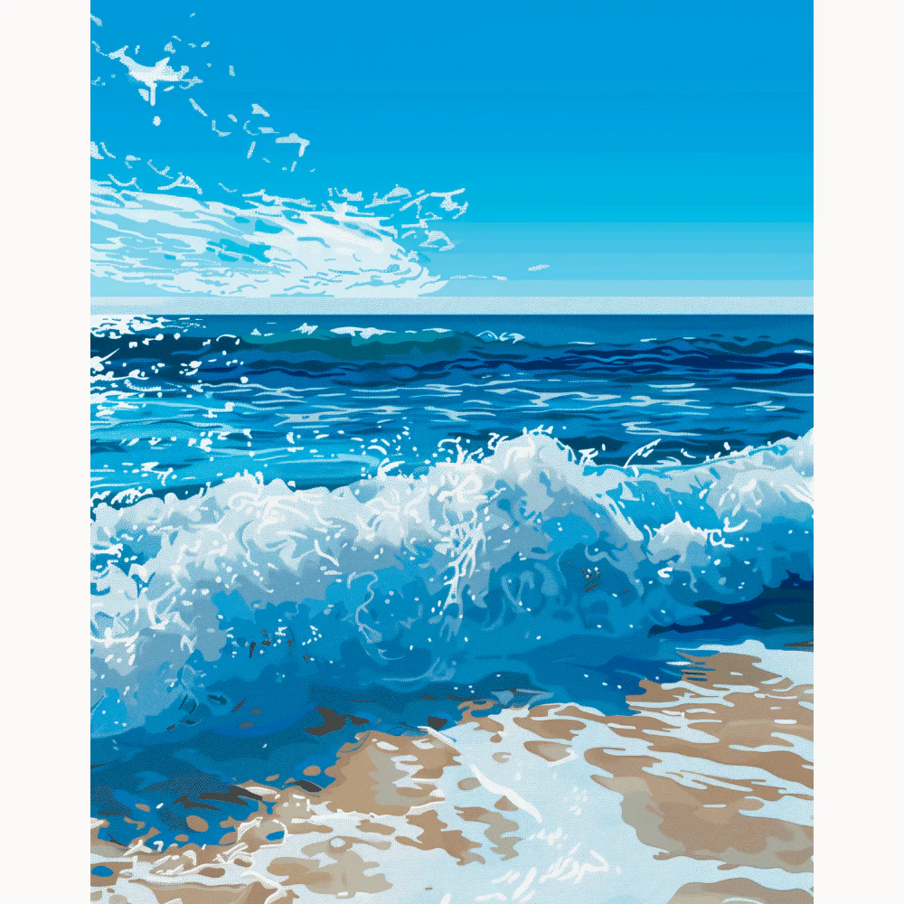 Warm Beach Waves - Image 2