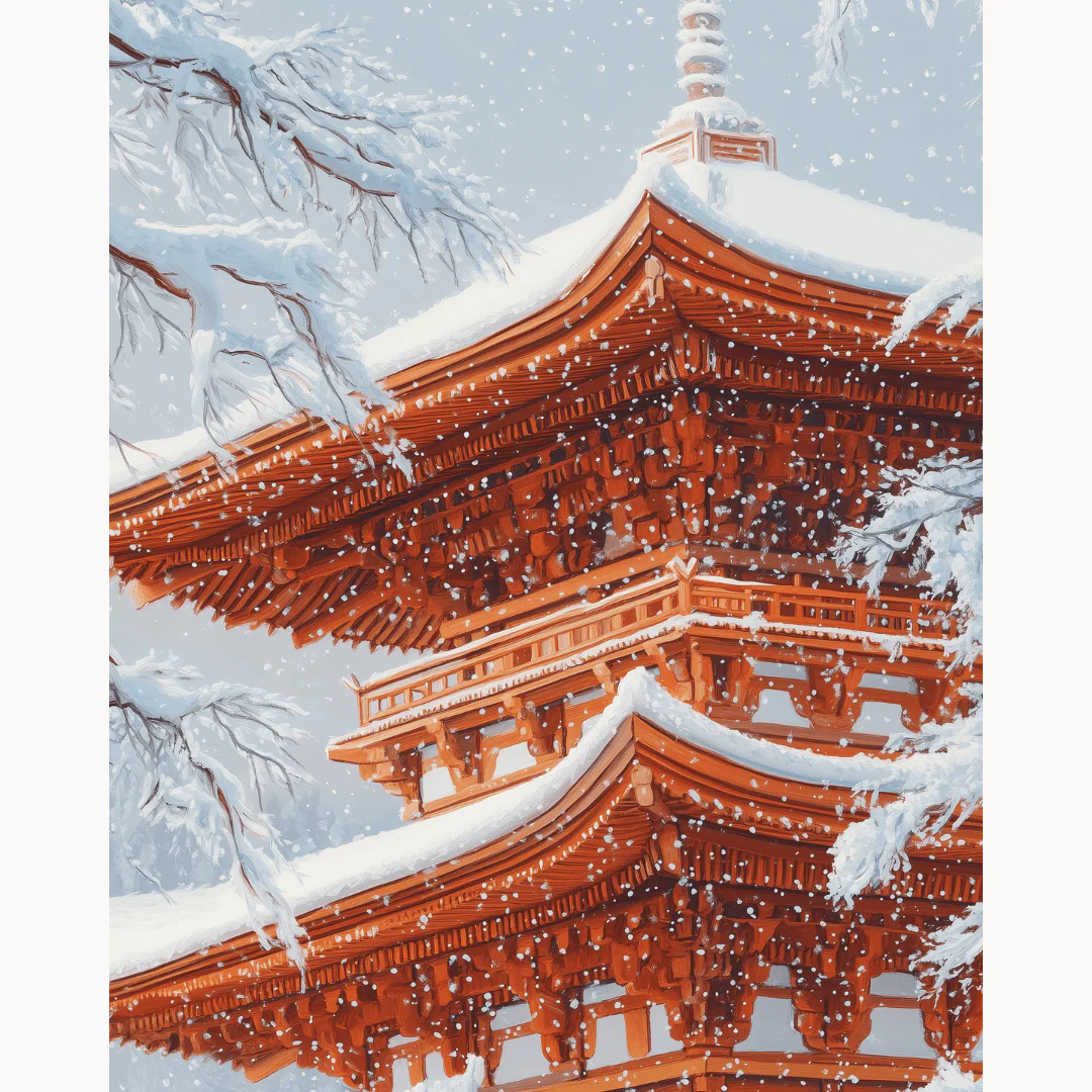 Winter Pagoda - Image 2