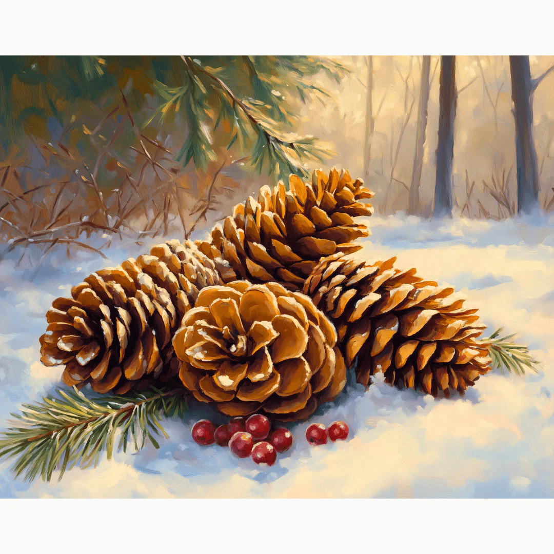 Winter Pinecones - Image 2