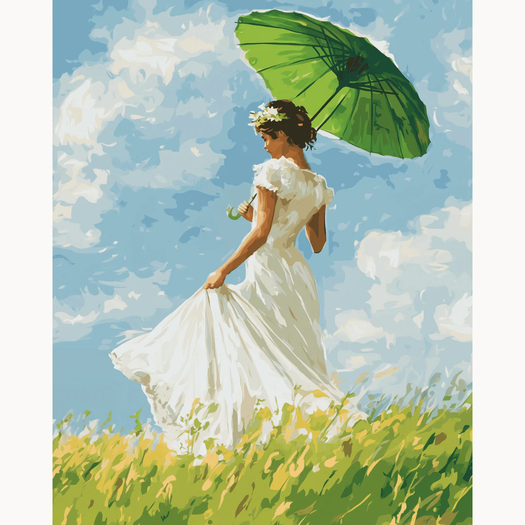 Woman with a Parasol - Image 2